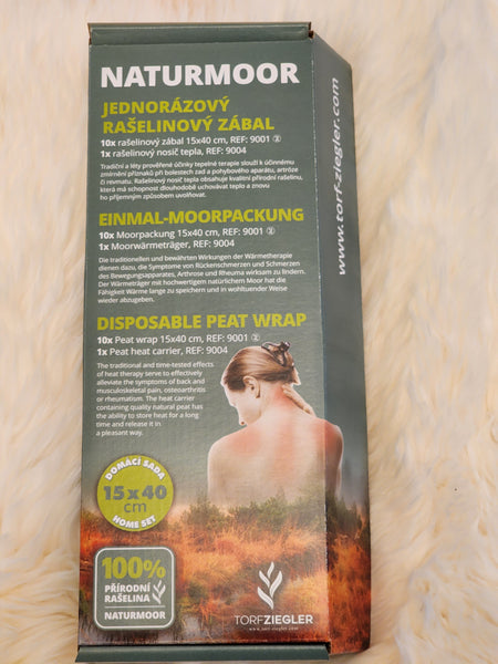 Copy of SINGLE USE PEAT WRAP - 10 pc & Carrier Box Set (sm 14 x 5in)