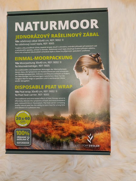 Copy of SINGLE USE PEAT WRAP - 10 pc & Carrier Box Set (sm 14 x 5in)